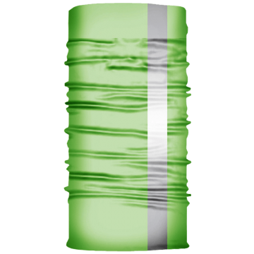 Multifunkčná šatka s reflexným pásom REFLECT GREEN R02